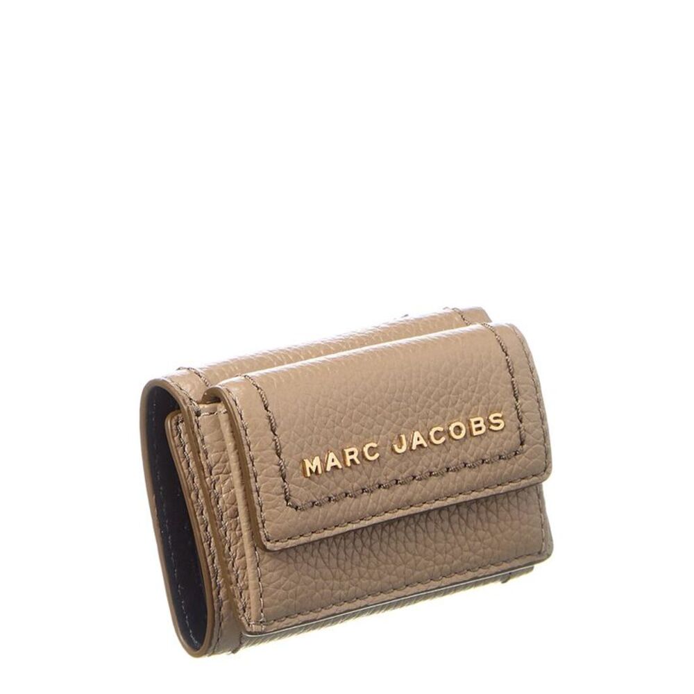 Marc Jacobs Mini Leather Trifold Wallet, Grey - Picture 3 of 3